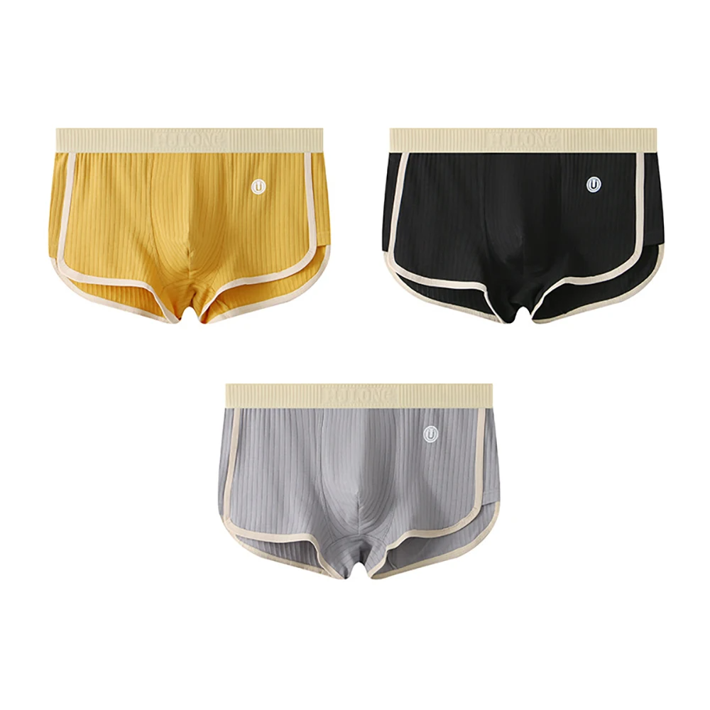Mäns Boxershorts Set med Ribbad Kontrast 3
