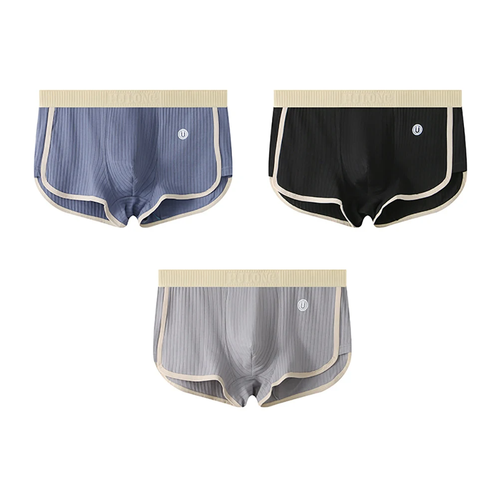 Mäns Boxershorts Set med Ribbad Kontrast 5