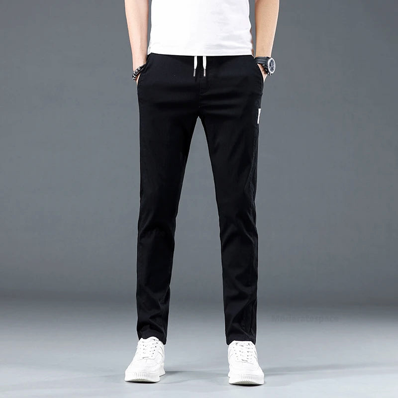 Mäns Byxor Slimmad Stil 5