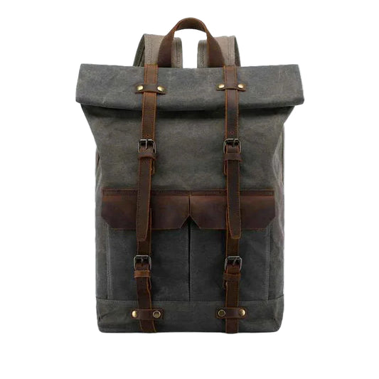 Mäns Campingryggsäck Vattentät Vintage Stil 0