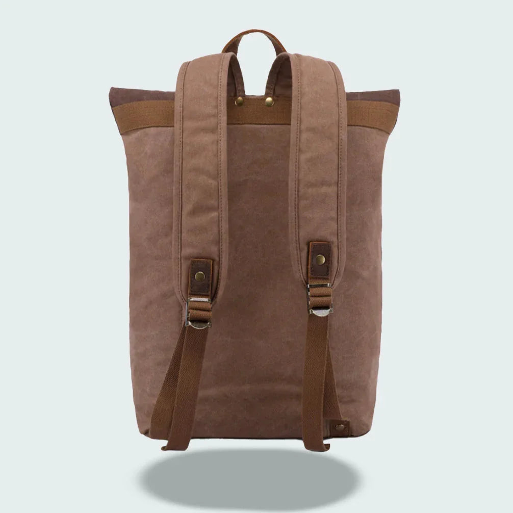 Mäns Campingryggsäck Vattentät Vintage Stil 6