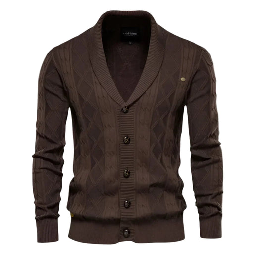 Mäns Cardigan Klassisk Stil 0