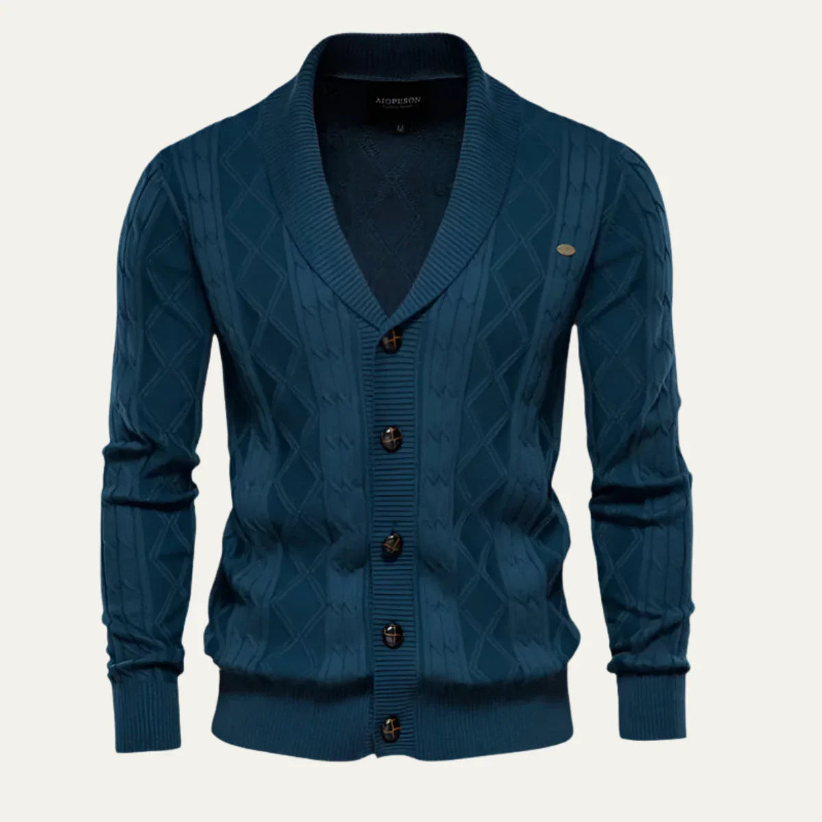 Mäns Cardigan Klassisk Stil 2
