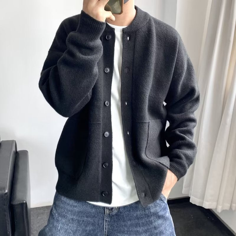 Mäns Cardigan Klassisk Stil 2