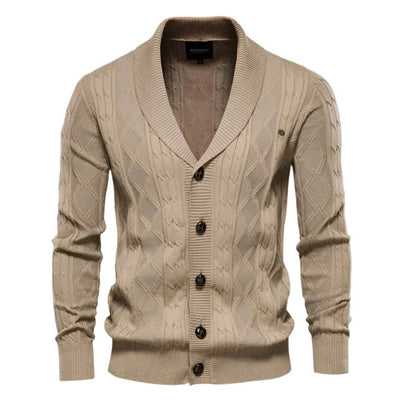 Mäns Cardigan Klassisk Stil 5