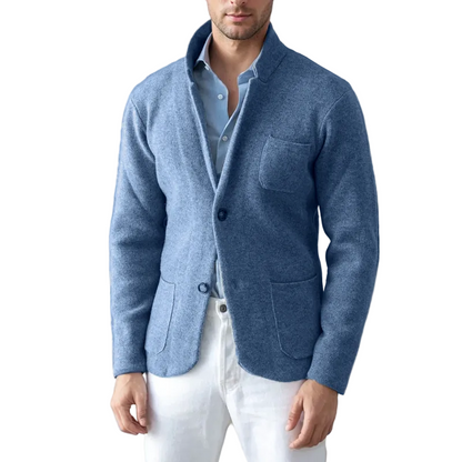Mäns Cardigan Modern Casual Kavajliknande Stil 0