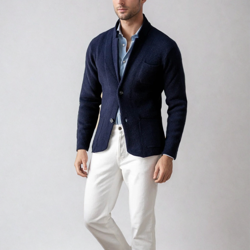 Mäns Cardigan Modern Casual Kavajliknande Stil 2