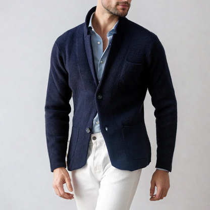 Mäns Cardigan Modern Casual Kavajliknande Stil 3