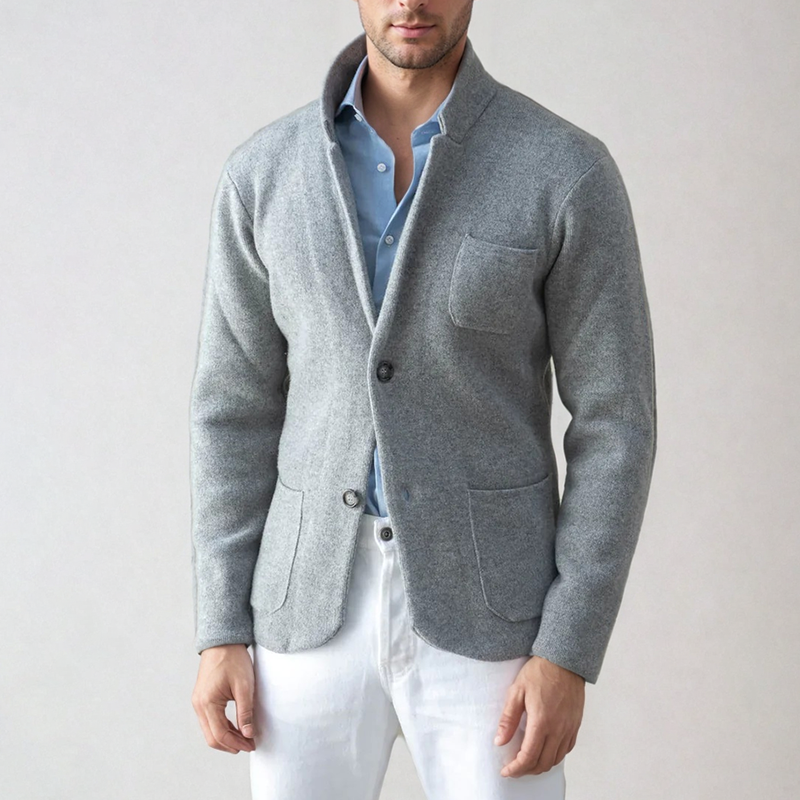 Mäns Cardigan Modern Casual Kavajliknande Stil 4