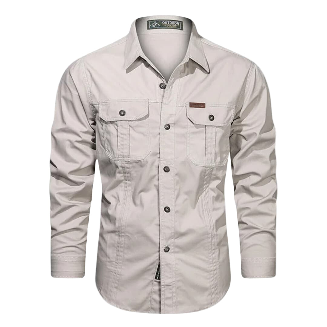 Mäns Cargo-skjorta Urban Stil 0