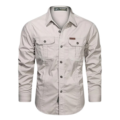 Mäns Cargo-skjorta Urban Stil 0