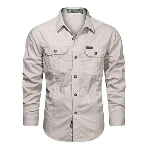 Mäns Cargo-skjorta Urban Stil 0