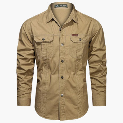 Mäns Cargo-skjorta Urban Stil 1