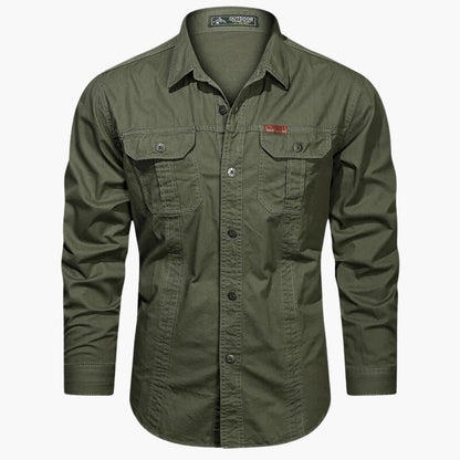 Mäns Cargo-skjorta Urban Stil 3