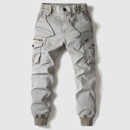 Mäns Cargo Jogger-byxor Slim-Fit Modern Design 3