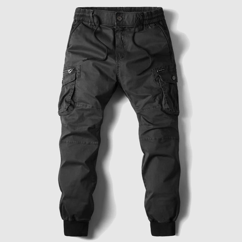 Mäns Cargo Jogger-byxor Slim-Fit Modern Design 4