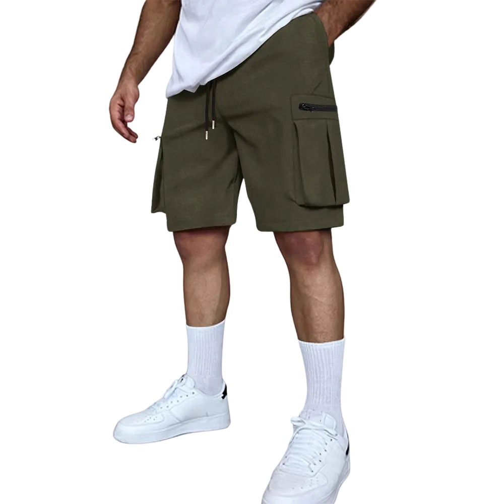 Mäns Cargo Shorts Funktionell Design 0