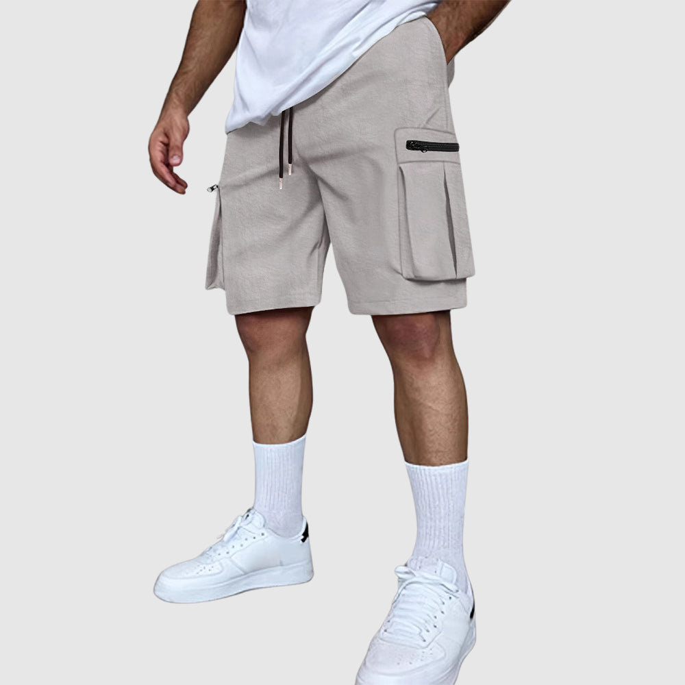 Mäns Cargo Shorts Funktionell Design 1