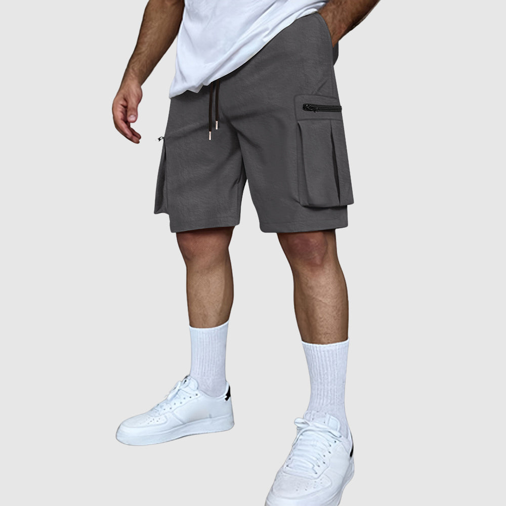 Mäns Cargo Shorts Funktionell Design 3