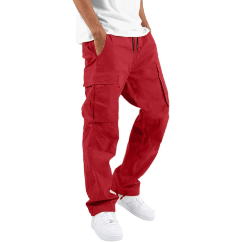 Mäns Cargobyxor Modern Stil 12