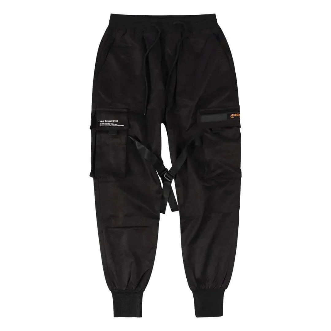 Mäns Cargobyxor Urban Stil Med Funktionella Fickor 1