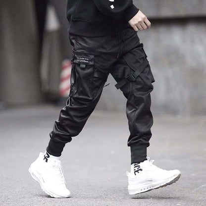 Mäns Cargobyxor Urban Stil Med Funktionella Fickor 3