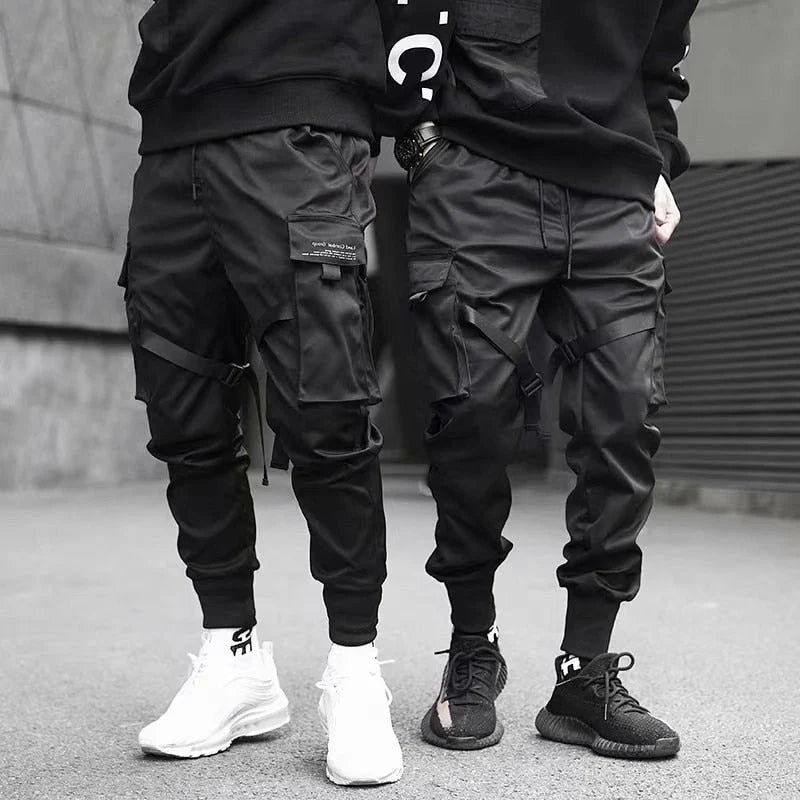 Mäns Cargobyxor Urban Stil Med Funktionella Fickor 4