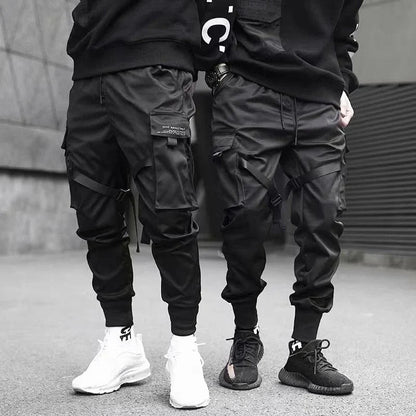 Mäns Cargobyxor Urban Stil Med Funktionella Fickor 4