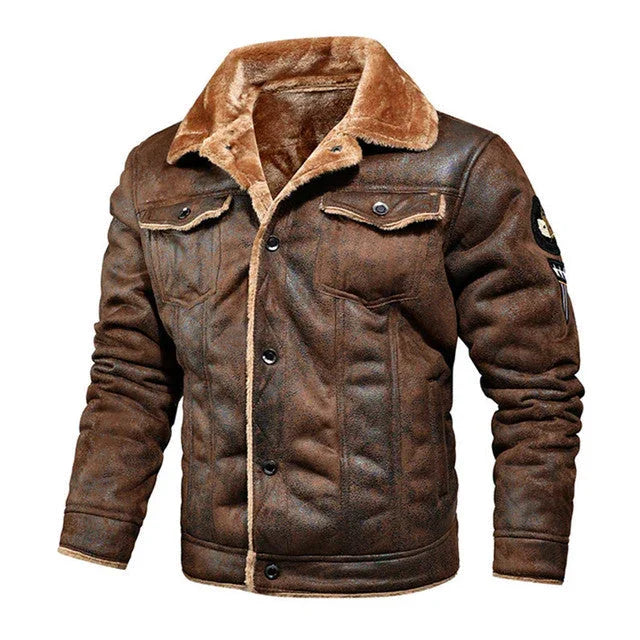 Mäns Casual Jacka Stilren Polerad Design 1