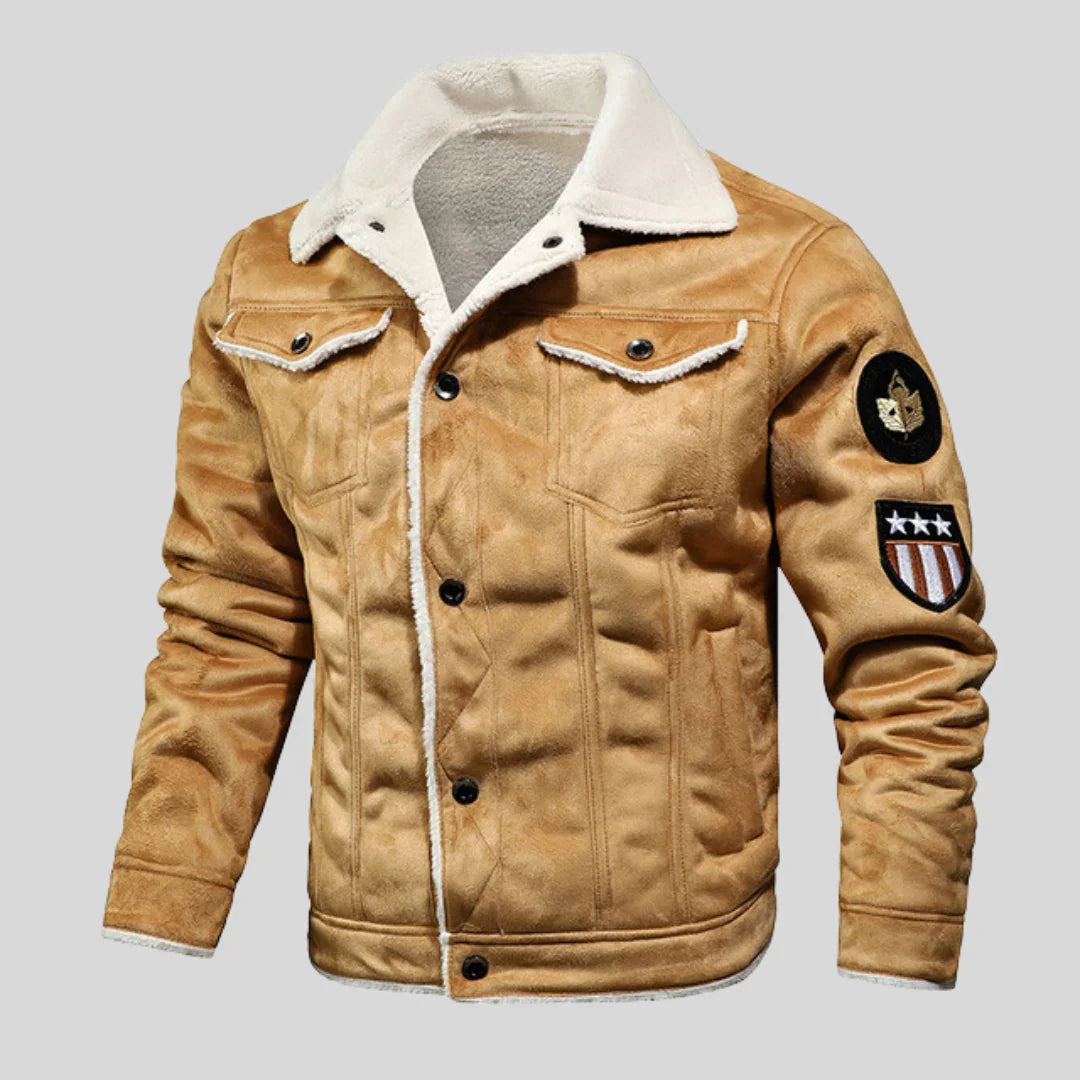 Mäns Casual Jacka Stilren Polerad Design 2