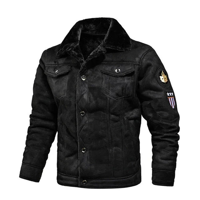Mäns Casual Jacka Stilren Polerad Design 3