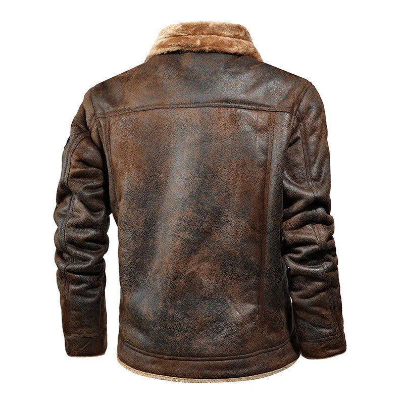 Mäns Casual Jacka Stilren Polerad Design 4
