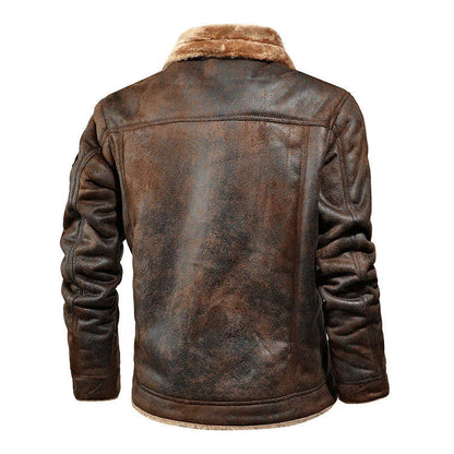 Mäns Casual Jacka Stilren Polerad Design 4