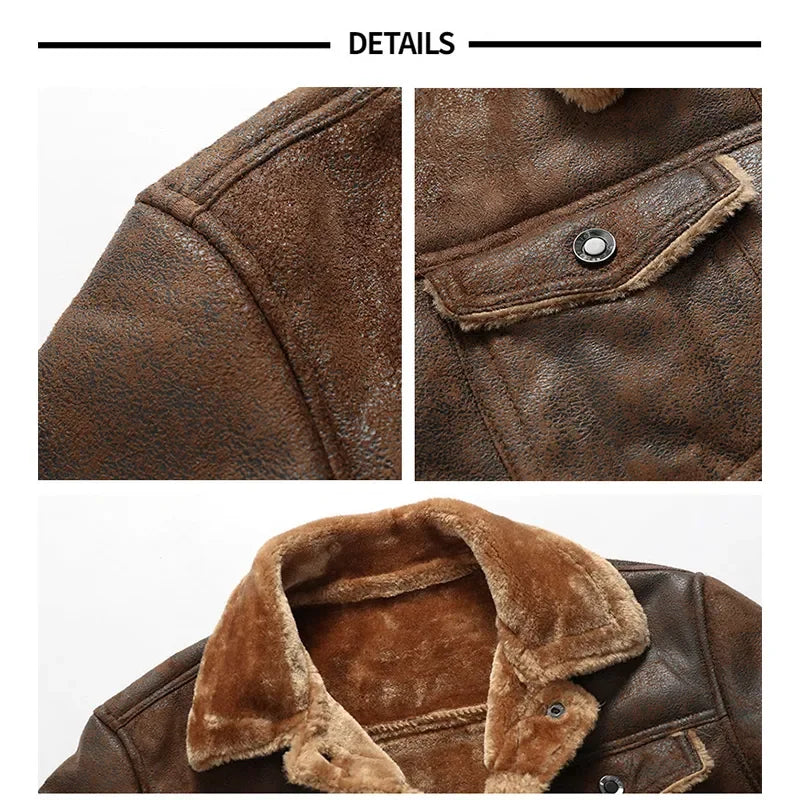 Mäns Casual Jacka Stilren Polerad Design 5