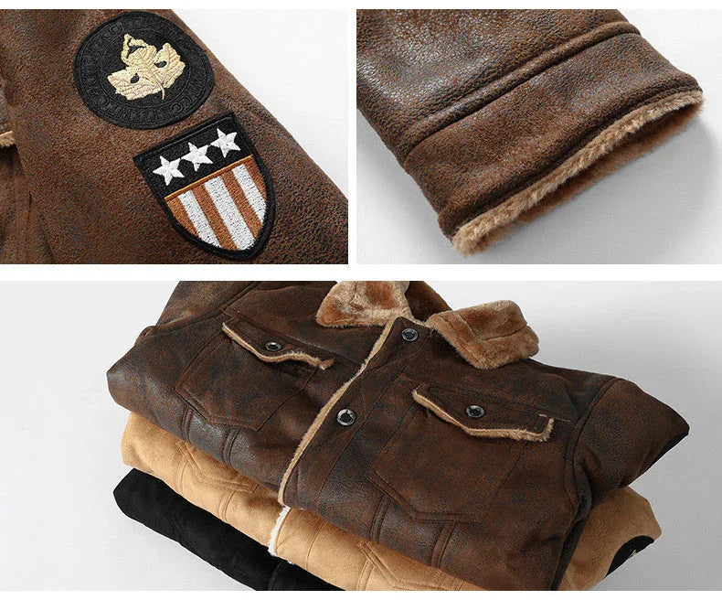 Mäns Casual Jacka Stilren Polerad Design 7