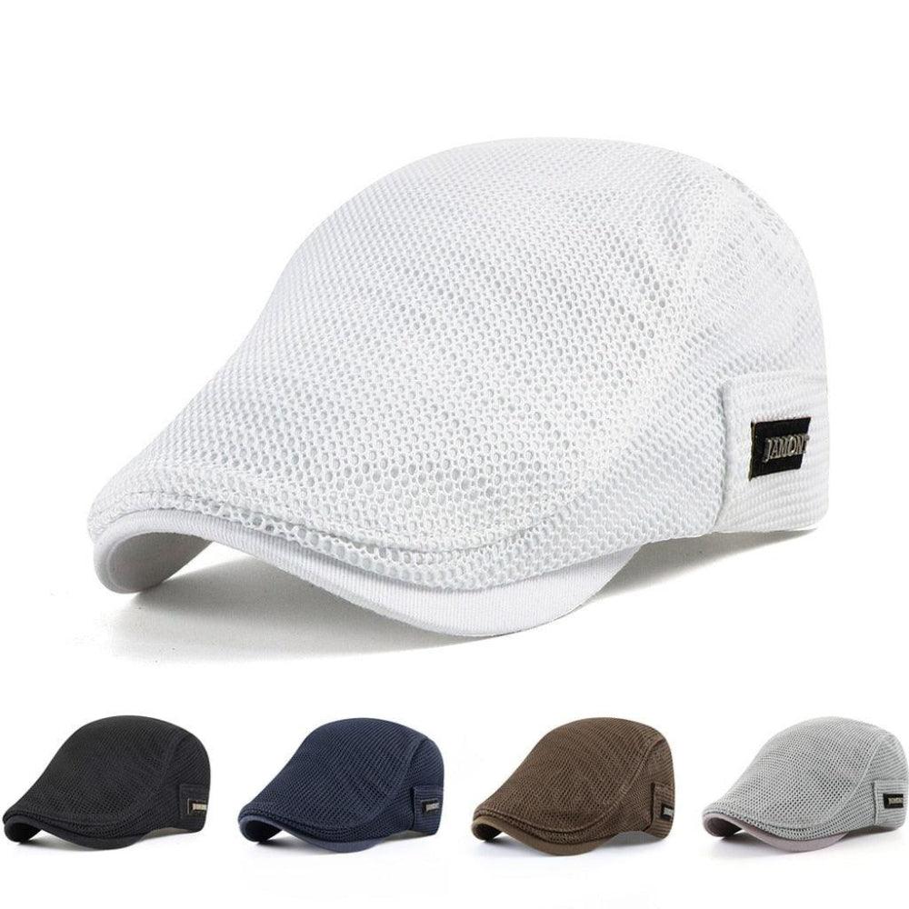Mäns Casual Keps med Toppad Design 1