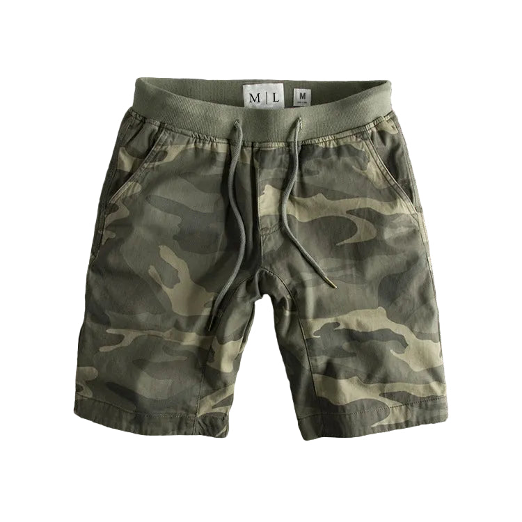 Mäns Casual Shorts Kamouflage 0