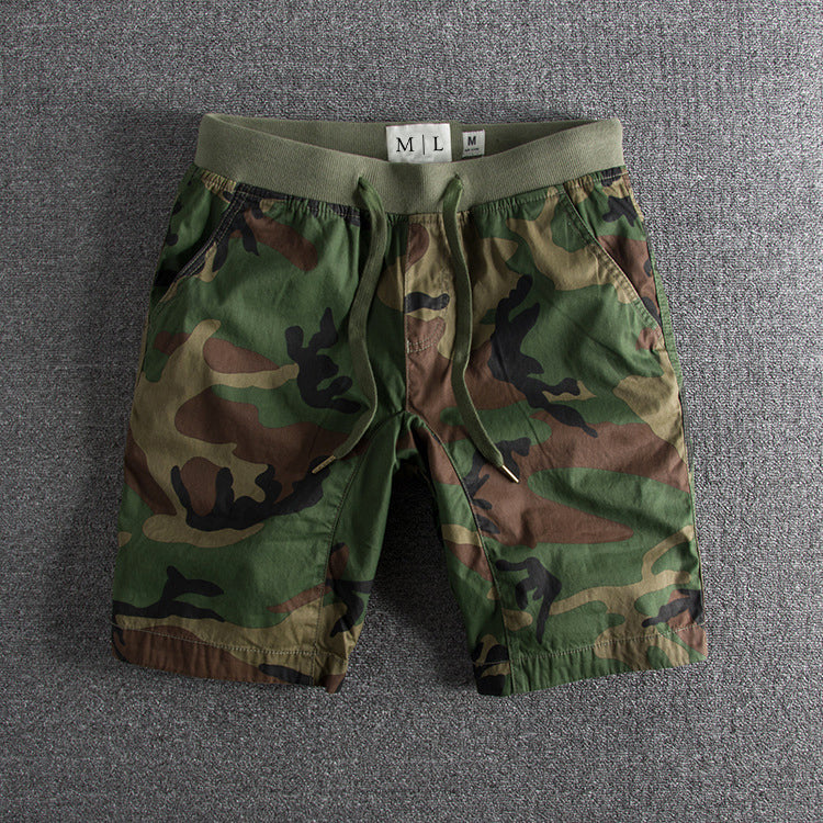 Mäns Casual Shorts Kamouflage 1