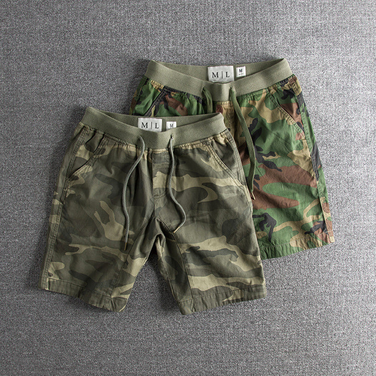 Mäns Casual Shorts Kamouflage 2