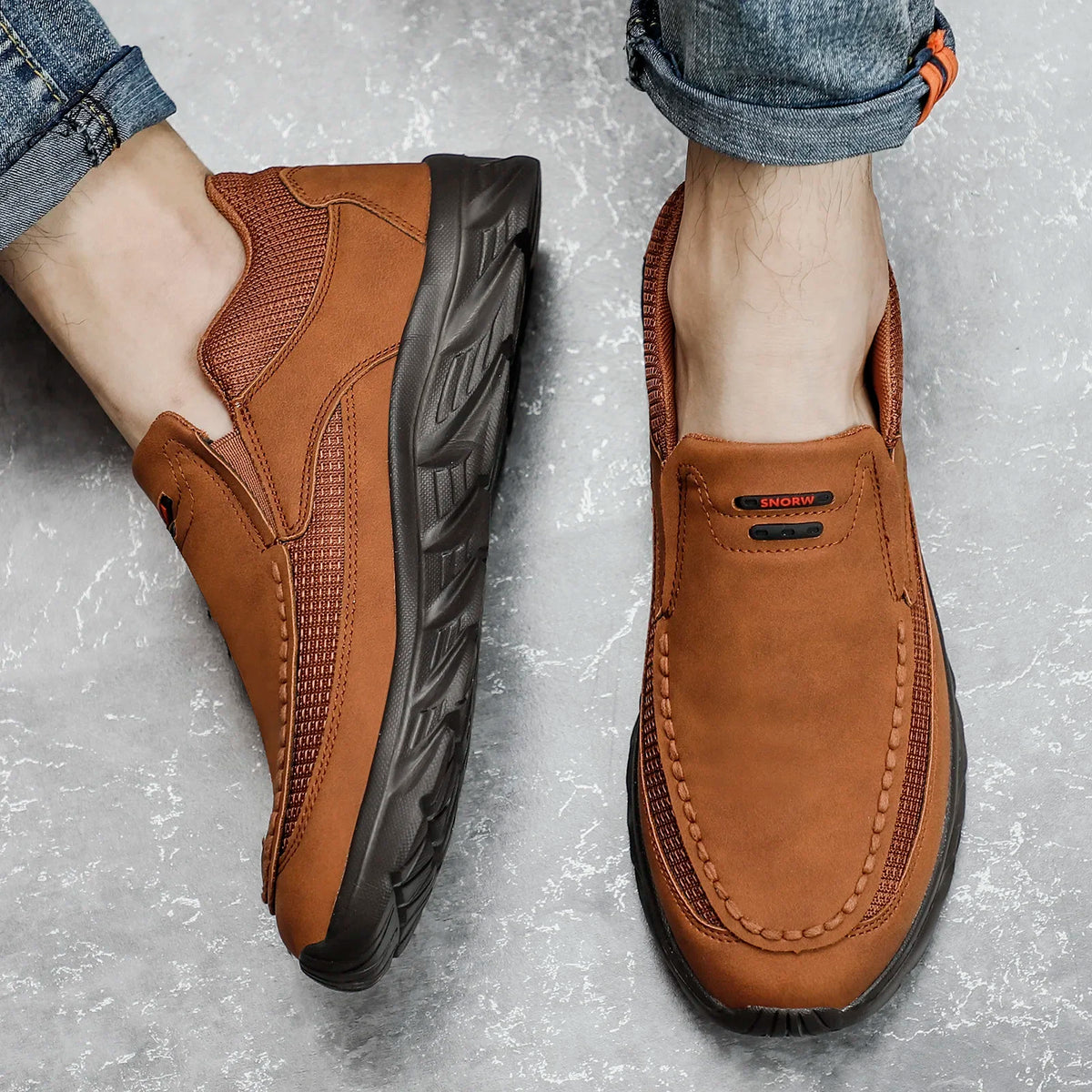 Mäns Casual Sneakers Loafers 2