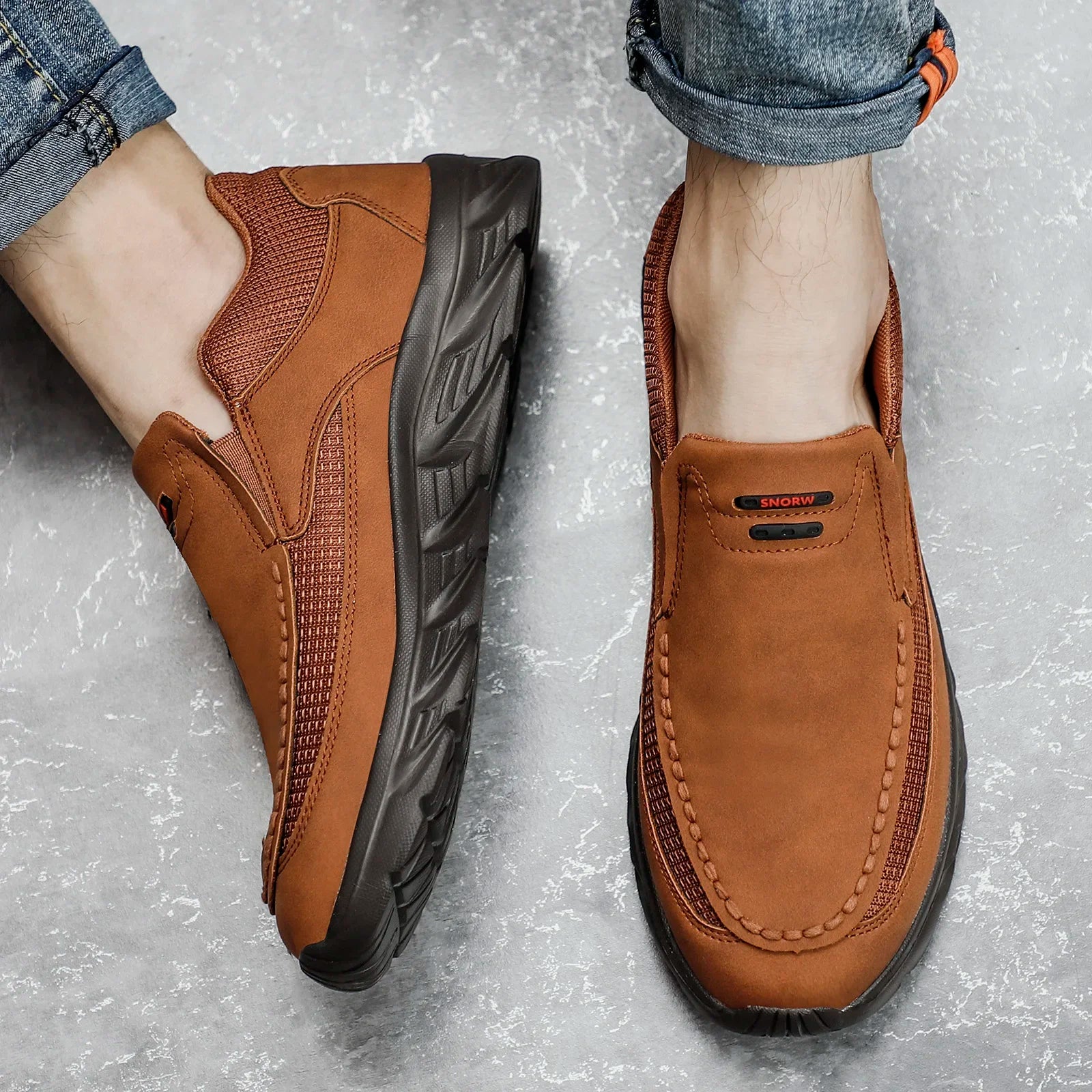 Mäns Casual Sneakers Loafers 2