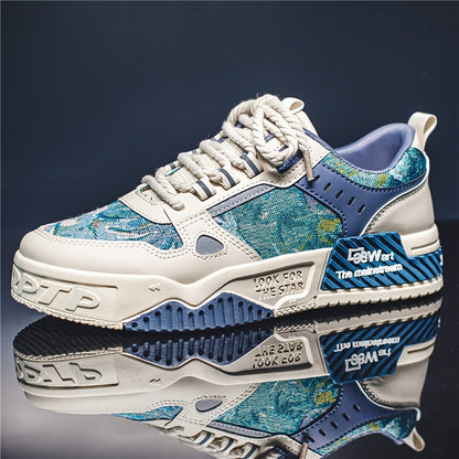 Mäns Casual Sneakers Trendiga 5
