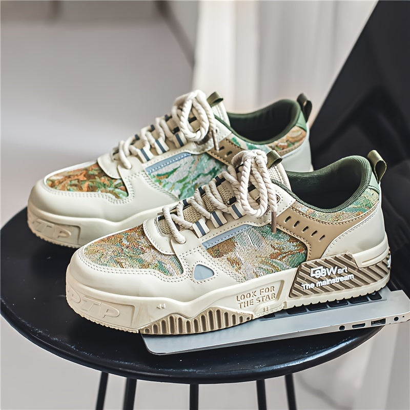 Mäns Casual Sneakers Trendiga 8