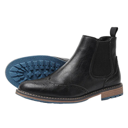 Mäns Chelsea-stövlar Klassisk Design 0