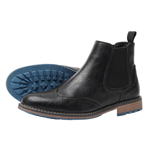 Mäns Chelsea-stövlar Klassisk Design 0