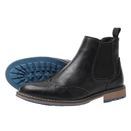Mäns Chelsea-stövlar Klassisk Design 0