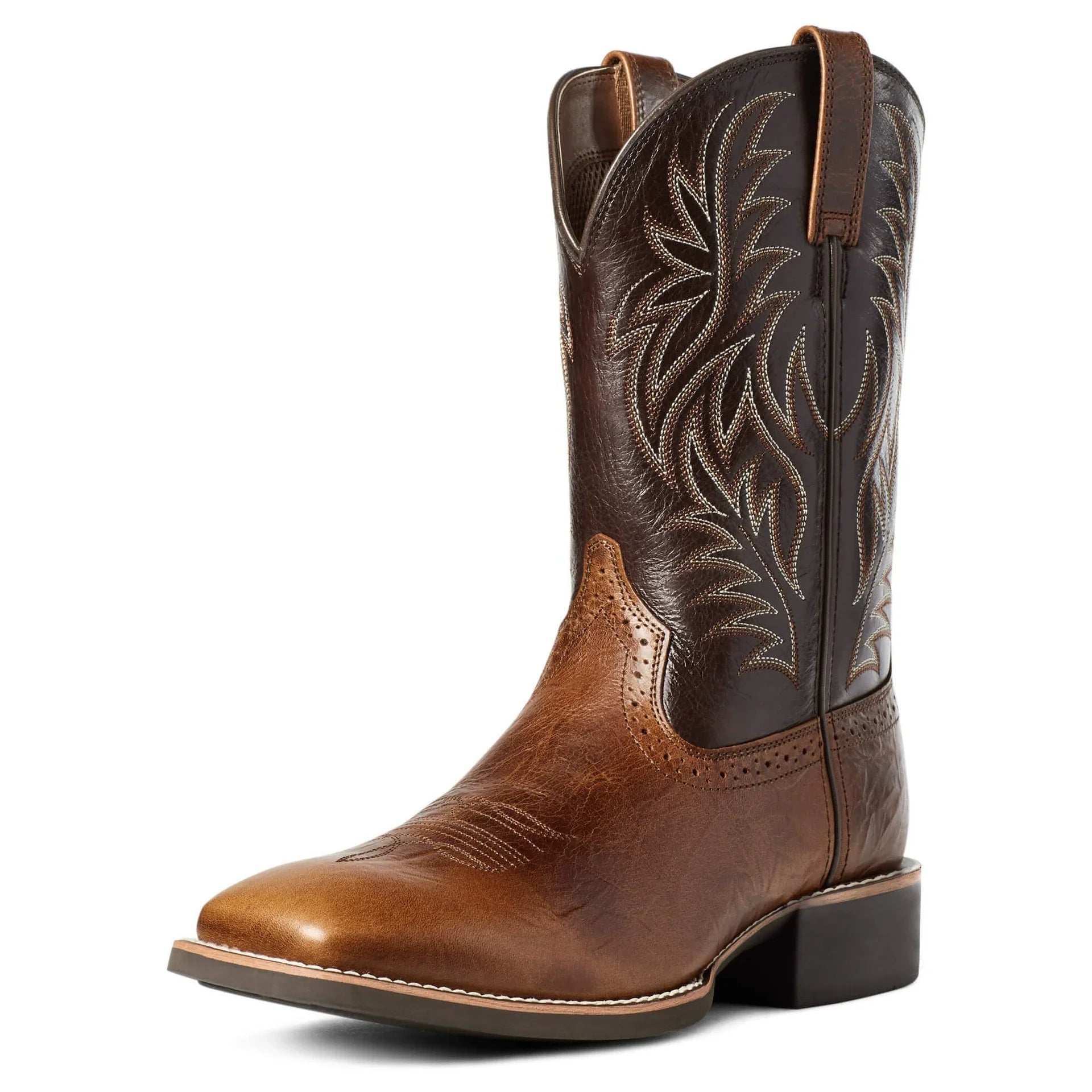 Mäns Cowboystövlar Västerländsk Stil Spetsig Tå 5