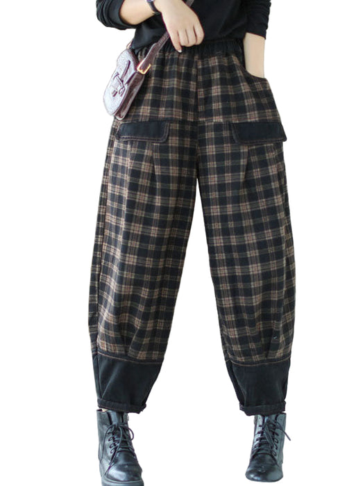 Mäns Denim Byxor Patchwork Stil 0