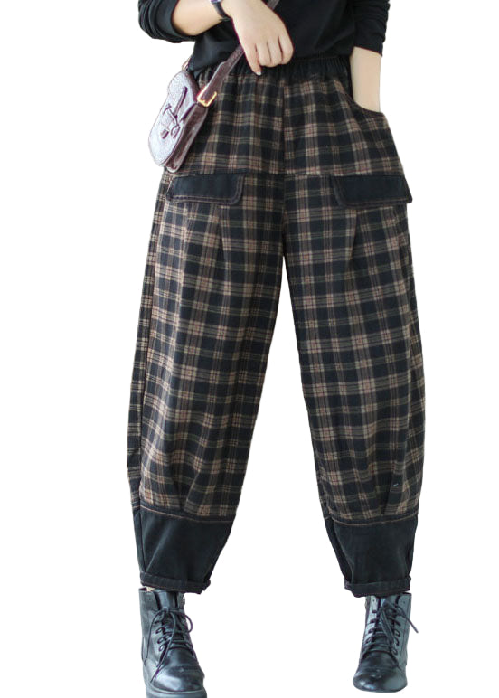 Mäns Denim Byxor Patchwork Stil 0