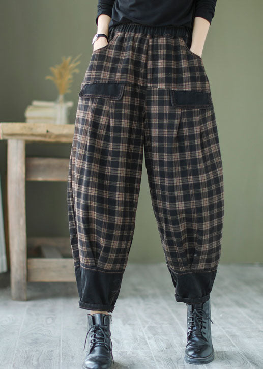 Mäns Denim Byxor Patchwork Stil 2